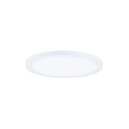 Maxim Wafer LED 1-Light 7" Wide White Flush Mount Light 57812WTWT